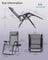 Folding Zero Gravity Reclining Chairs - 2 Chairs - Steel - Adjustable Headrest