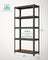 Storage Shelf - Reinforced Steel - Silver - 5-Tier Adjustable Design
