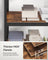 Storage Shelf - Reinforced Steel - Silver - 5-Tier Adjustable Design