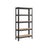 Storage Shelf - Reinforced Steel - Silver - 5-Tier Adjustable Design