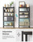 Set of 2 Shelving Units - 5-Tier Adjustable Shelves - Reinforced Steel - Silver
