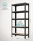 Set of 2 Shelving Units - 5-Tier Adjustable Shelves - Reinforced Steel - Silver