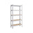 5-Tier Shelving Unit - 875 kg Capacity - Reinforced Steel - Silver