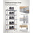5-Tier Shelving Unit - 875 kg Capacity - Reinforced Steel - Silver