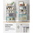 5-Tier Shelving Unit - 875 kg Capacity - Reinforced Steel - Silver