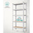 5-Tier Shelving Unit - 875 kg Capacity - Reinforced Steel - Silver