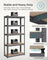 5-Tier Steel Shelving Unit - Reinforced Steel - Slate Grey - Adjustable Shelves