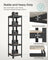 Set of 2 Shelving Units - Metal - Greige and Black - Adjustable Storage with High Load Capacity