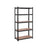 5-Tier Steel Shelving Unit - Steel - Silver - Adjustable Shelves