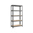 5-Tier Steel Shelving Unit - Steel - Grey - Adjustable Shelves