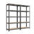 5-Tier Shelving Unit Set of 2 - Steel - Silver - Adjustable Shelves