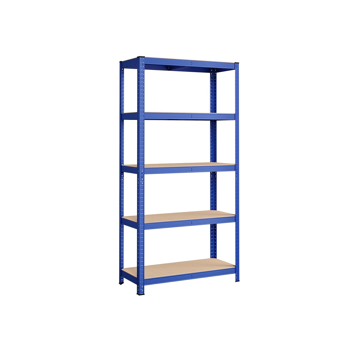 5-Tier Shelving Unit - Steel - Blue - Adjustable Shelves