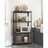 4-Tier Shelving Unit - Steel - Black - 520 kg Capacity