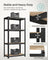 4-Tier Heavy-Duty Shelving Unit - 520 kg Capacity - Steel - Blue - Boltless Design (2 Pack)