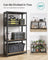 Set of 2 Steel Shelving Units - 4-Tier - Blue