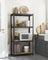 Set of 2 Steel Shelving Units - 4-Tier - Blue