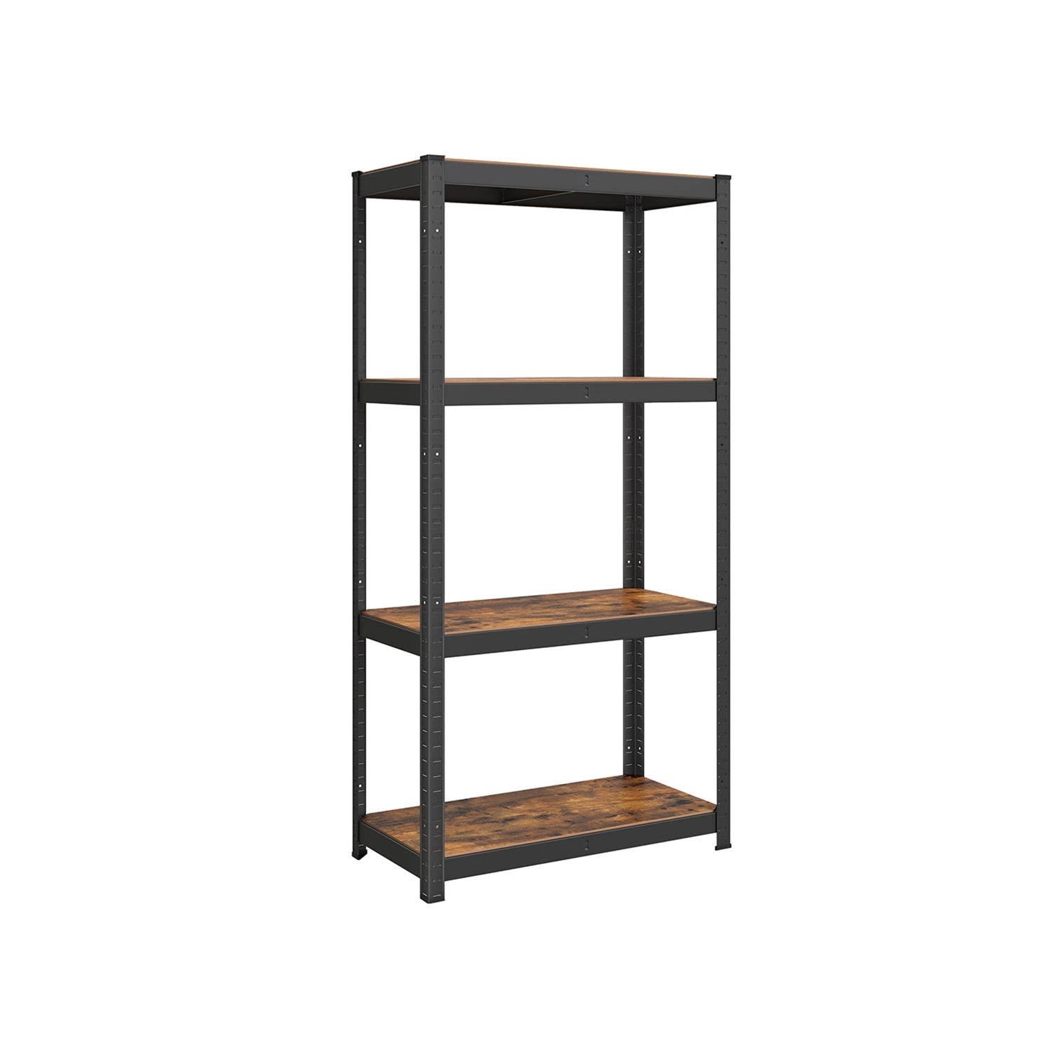 5-Tier Storage Shelf - Reinforced Steel - Silver - Adjustable Shelves