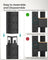 Shelving Unit - Steel Frame and Particleboard - Greige and Black