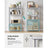 4-Tier Shelving Unit - 520 kg Capacity - Boltless Steel - Silver