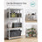 4-Tier Shelving Unit - 520 kg Capacity - Boltless Steel - Silver