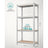 4-Tier Shelving Unit - 520 kg Capacity - Boltless Steel - Silver