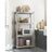 4-Tier Shelving Unit - 520 kg Capacity - Boltless Steel - Silver