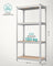 Set of 2 Heavy-Duty Steel Shelving Units - Steel - Blue - Boltless Design