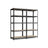 Heavy-Duty Shelving Units - Steel - Silver - Set of 2 with Adjustable Shelves and Max Load 875 kg