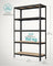 Heavy-Duty Steel Shelving - Set of 2 - Silver - 5-Tier 875kg Capacity