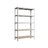 5-Tier Steel Shelving Unit - Reinforced Steel - Silver - Adjustable Shelves