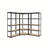5-Tier Corner Shelf - 2625 kg Load Capacity - Heavy Duty Metal - Ink Black