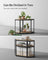 5-Tier Corner Shelf - 875 kg Load Capacity - Heavy Duty Metal - Ink Black
