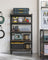 5-Tier Shelving Unit - Metal - Black - Adjustable Boltless Assembly