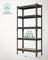 5-Tier Shelving Unit - Metal - Black - Adjustable Boltless Assembly
