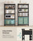 5-Tier Shelving Unit - Metal - Rustic Brown - Boltless Assembly