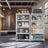5-Tier Storage Shelving Unit - Metal - Silver - Adjustable Shelves