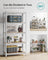 Heavy Duty Shelving Unit - Steel - Silver - Adjustable 5-Tier Design