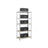 Heavy Duty Metal Storage Shelf - Steel - Silver - Adjustable Shelves
