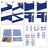 5-Tier Storage Shelf - Reinforced Steel - Silver - Adjustable Shelves