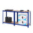 5-Tier Storage Shelf - Reinforced Steel - Silver - Adjustable Shelves