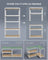 Heavy Duty Metal Storage Shelf - Steel - Silver - Adjustable Shelves
