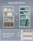 Heavy Duty Metal Storage Shelf - Steel - Silver - Adjustable Shelves