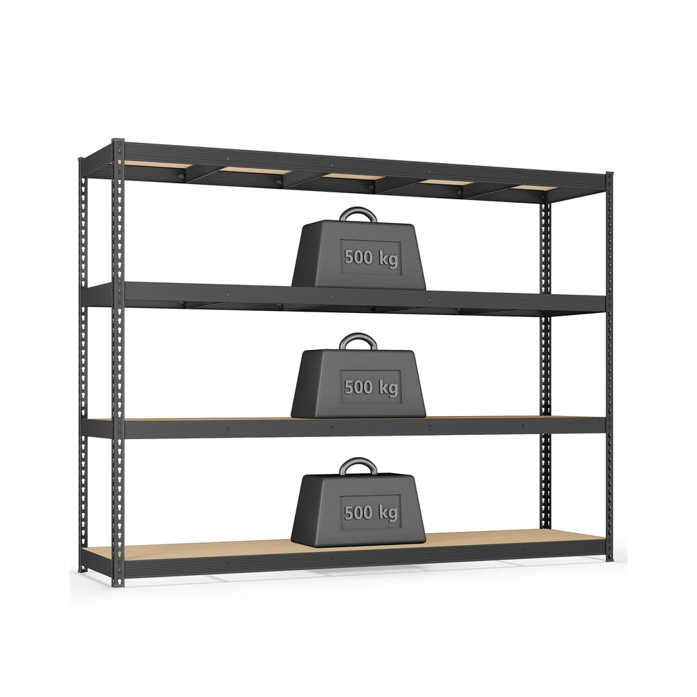 Heavy Duty Shelving Unit - 4-Tier - Steel - Max Load 2000 kg