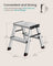 2-Step Folding Aluminium Ladder - Silver Grey - Lightweight Multi-Purpose Design