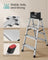 Aluminium Ladder - Silver - Lightweight