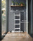 Multi-Purpose Folding Ladder - Aluminum - Silver - 16 Steps
