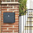 Wall-Mounted Mailbox - Metal - Black - Secure Locking System