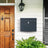 Wall-Mounted Mailbox - Metal - Black - Secure Locking System
