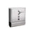 Wall-Mounted Mailbox - Stainless Steel - Black - Lockable with Newspaper Holder and Viewing Windows