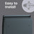 Mailbox - Metal - Anthracite Grey - Wall-Mounted